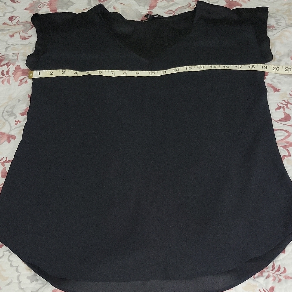 Express Black V-Neck Blouse